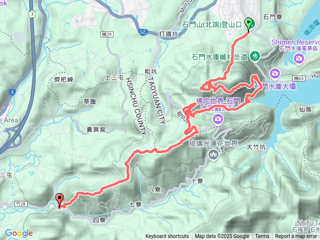 樟之細路石門山＞小粗坑山＞石寮山＞藥師佛寺預覽圖