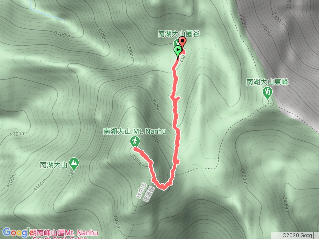 南湖大山D2_南湖山屋至南湖大山來回