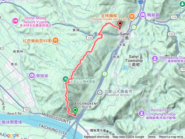 火慈縱走預覽圖