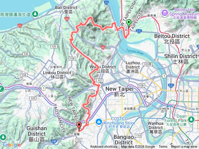 2026-01-25環台北天際線第七段（關渡-迴龍）預覽圖