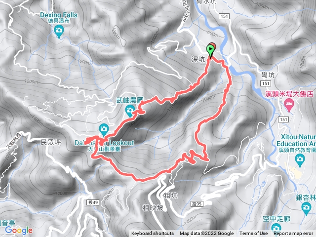 鹿谷大石公上武岫下竹崙山O型