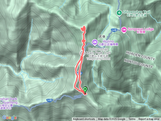 合歡南峰接主峰預覽圖