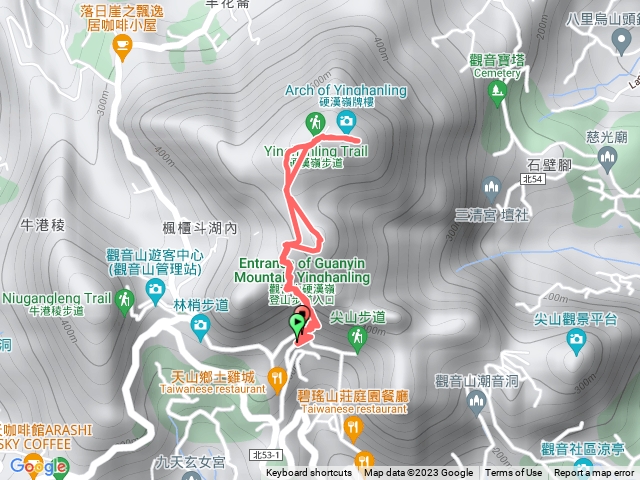 硬漢嶺（凌雲寺登山口）