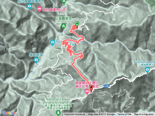 中橫支線·力行產業道路·慈峰產業道路健走D5（馬累了吧休閒農場至台14甲翠峰派出所）