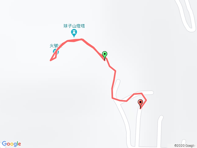 球子山燈塔 火號山