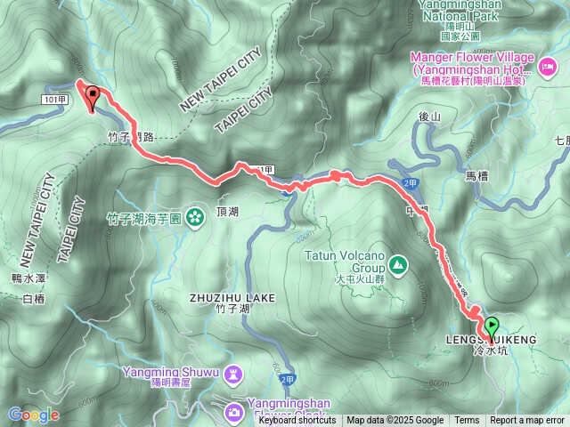 七星山環狀步道巴拉卡人車