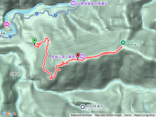 台中▶️谷關七雄馬崙山原路折返預覽圖