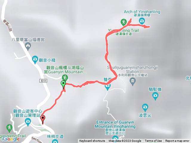 硬漢嶺-楓櫃斗湖登山步道