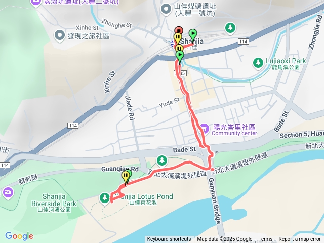 山佳火車站➡️山佳荷花池