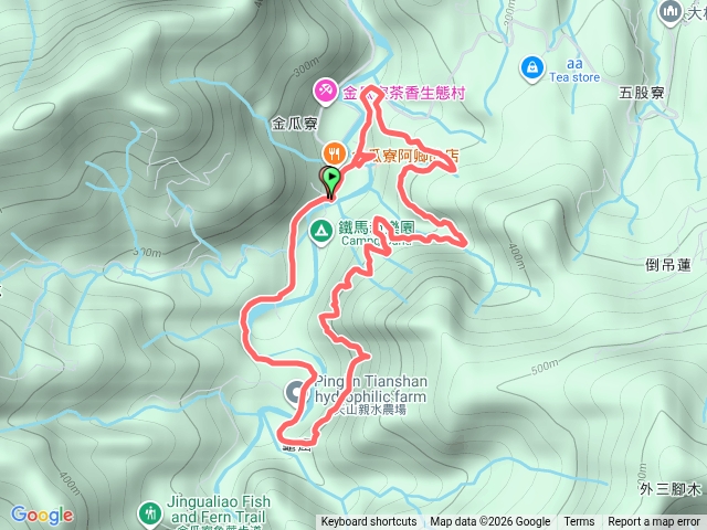 鐵馬新樂園-龜窟崙-天山親水農場O型走預覽圖