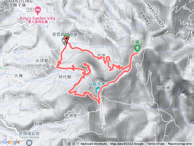 [南瀛百岳]雞籠山 九龍山 大凍山 雞腳凍O型