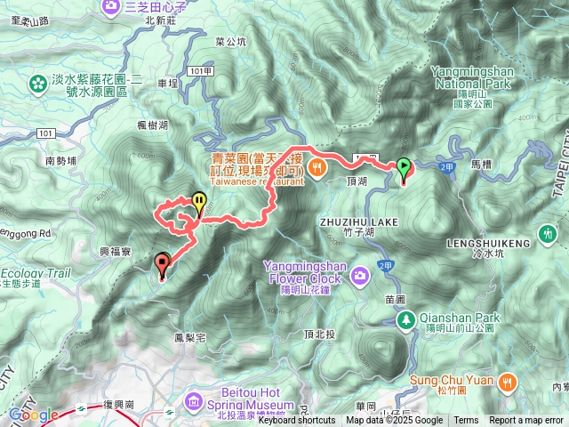 陽明山西縱走五連峰