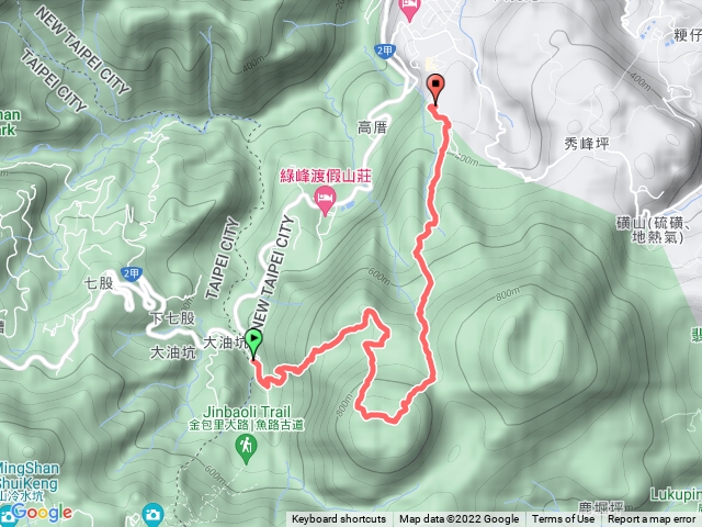 冷水大山 大尖後山