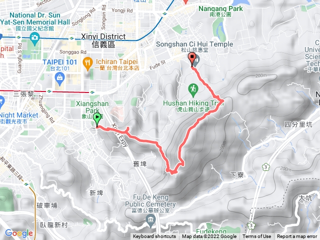 象山+拇指山+九五峰+虎山
