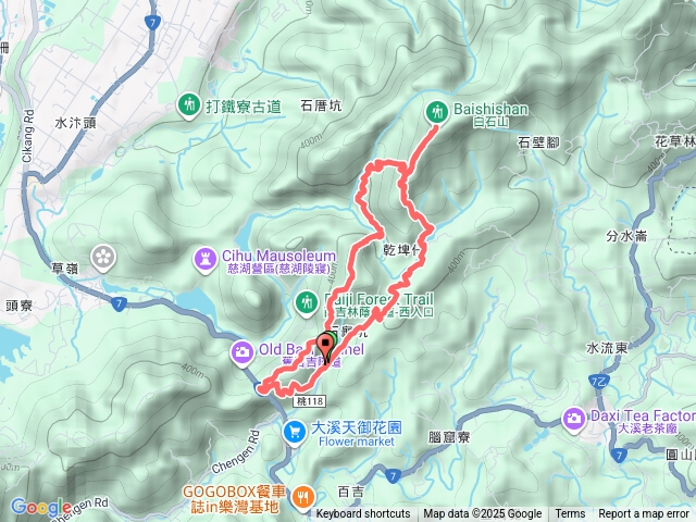 20251228石龜坑山上白石山下白石埤O走預覽圖