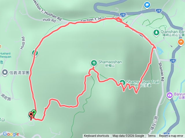 紅壇-紗帽山-陽明湖-橫嶺古道O繞預覽圖