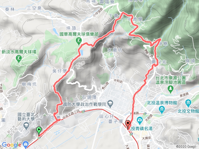 忠義山步道>>白宮山莊步道