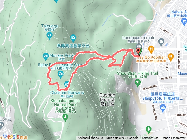 柴山北好漢坡盤榕雅座112.6.1