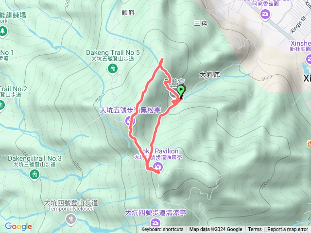 聖普宮-頭嵙山-大坑5號O形預覽圖