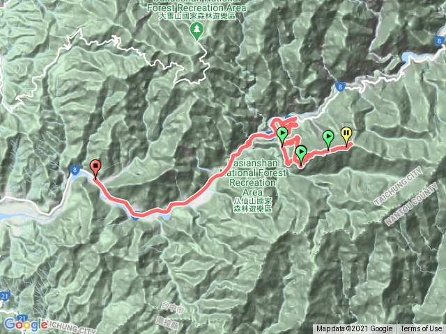 谷關七雄馬崙山