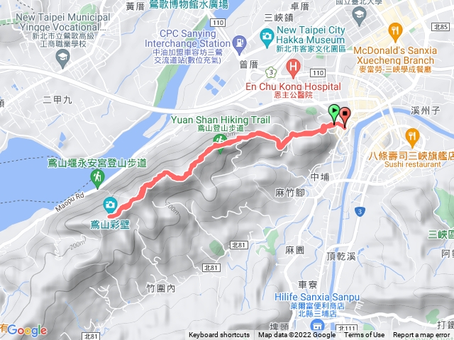 鳶山_福德坑山/鳶山彩壁/老街