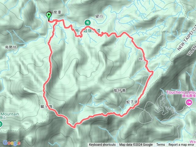 2024 10 16 灣潭土地公~灣潭崙~鶯子嶺~太和山~坪溪古道~烏山越嶺古道～灣潭土地公O型