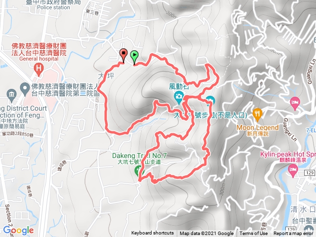 風動石步道、大坑7、6、8