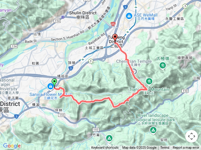天上山縱走西段：長壽山-成福山-十八羅漢岩-石門內尖山/東峰-三粒半