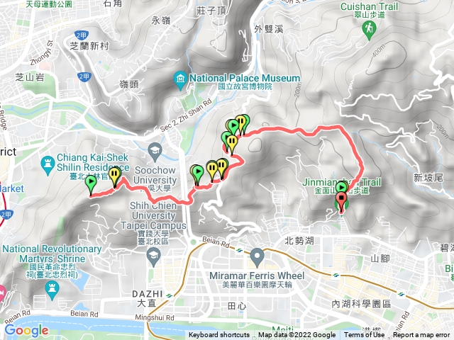 劍潭內湖縱走