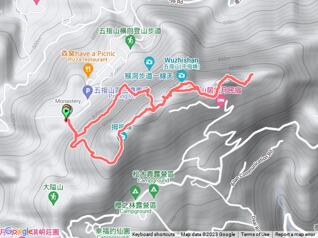 小百岳集起來五指山登山步道202307051359
