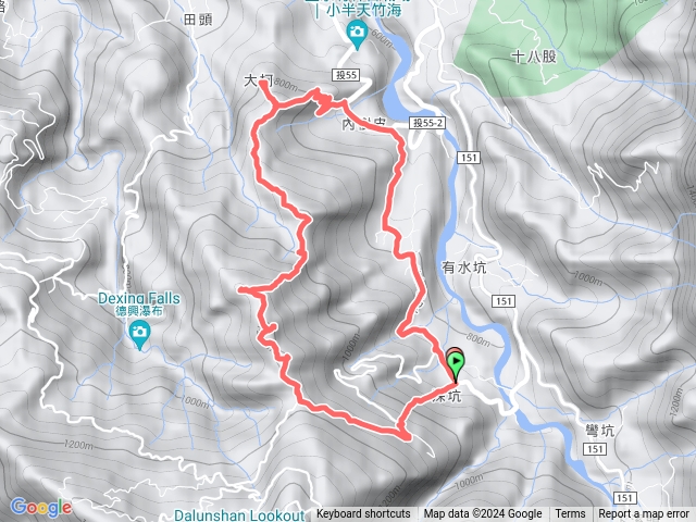 小半天七連峰O繞-新坪步道上