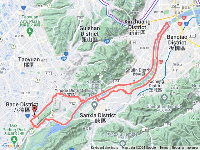 國防大學至新月橋來回