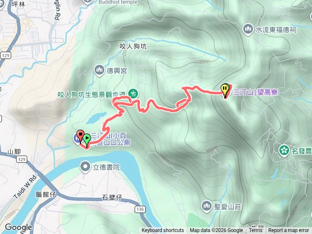 夜爬三汀山預覽圖