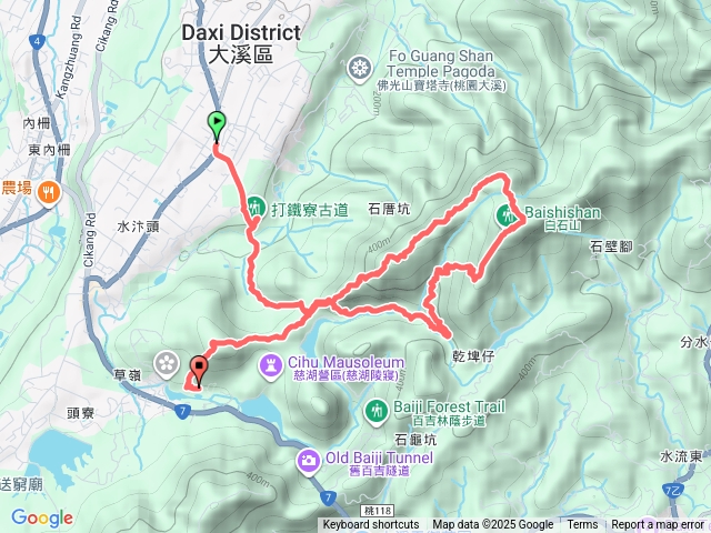 石厝坑山白石山草嶺山預覽圖