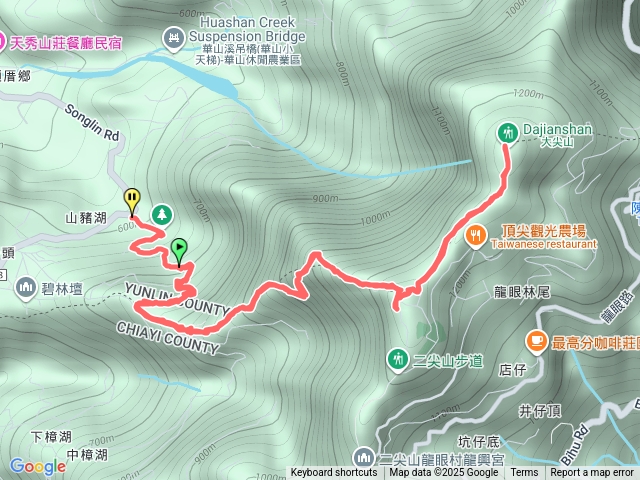 山豬湖華山4-2上大尖二尖