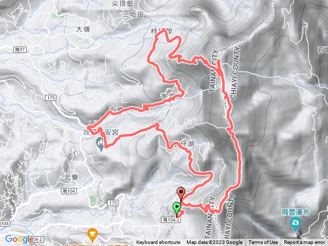 李仔園-茶園山、文玉山、大凍山南峰（圓墩仔山）、大凍山、褔安宮O型縱走