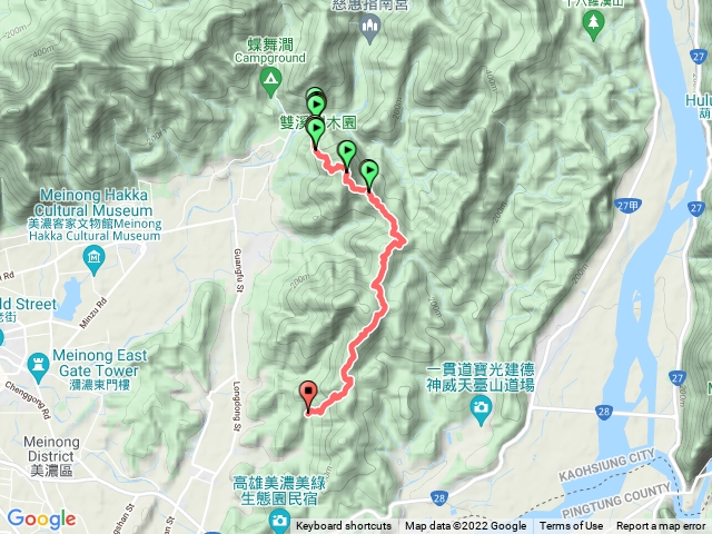 美濃母樹林九芎林山走茶頂山