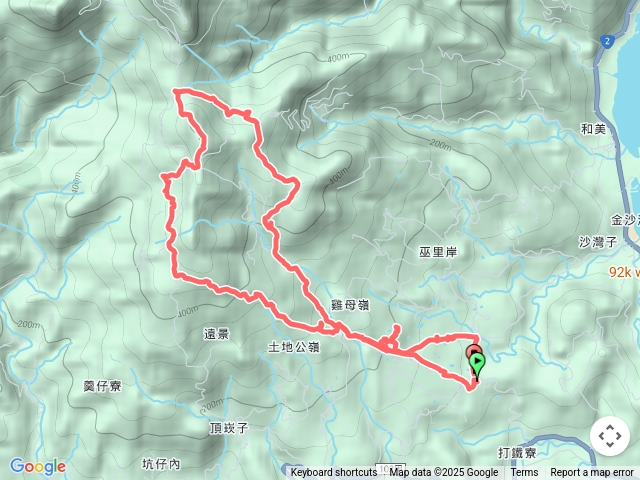 2023-06-25  貢竂豐珠中學（福安廟）～巫里岸山～草山南嶺～淡蘭古道（楊廷理古道）～遇見雞母嶺