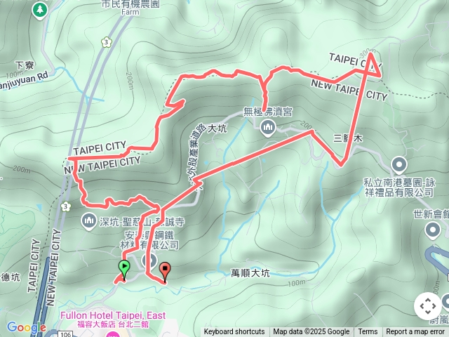 倒照湖山-大坑山-三腳木山環走預覽圖