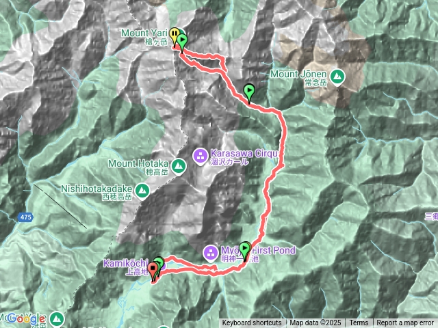 2025-07/30-08/01日本上高地8字縱走槍岳3天2夜遊