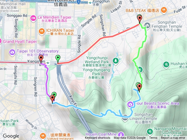 Tony的四獸山縱走預覽圖