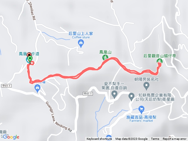 后里鳳凰山步道