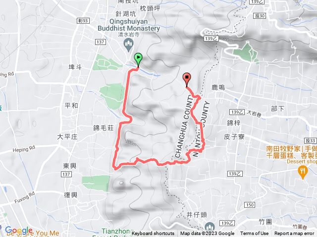 田中大小劍18彎古道