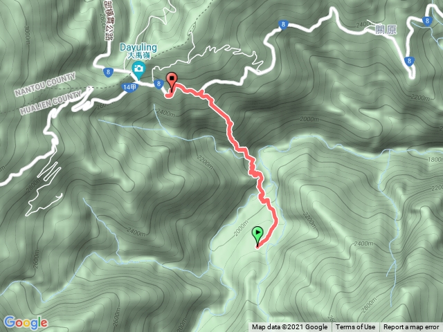 奇萊連峰北壁下屏風D4