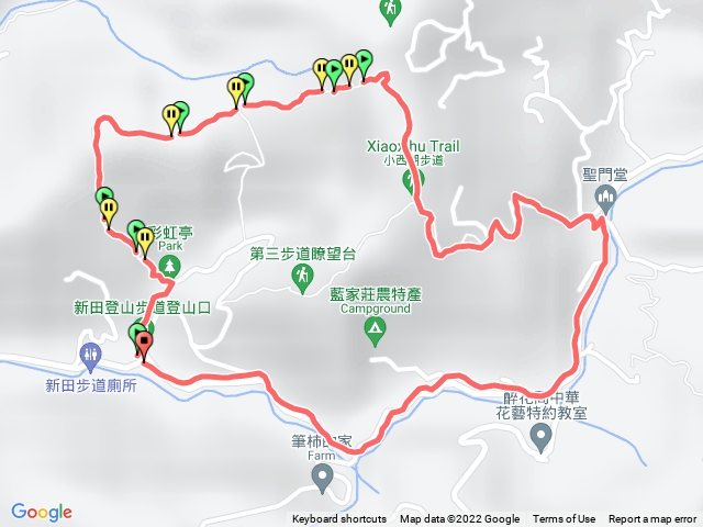 新田登山步道聚興山小西湖步道