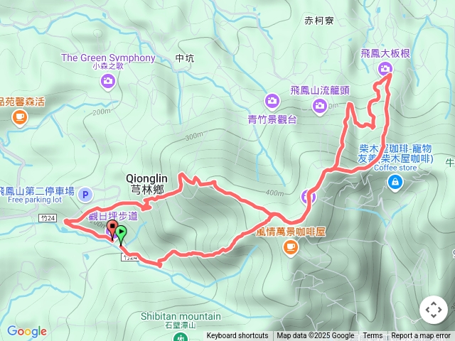 20250427 新竹芎林飛鳳山雙O型（觀日坪古道1800m 上）