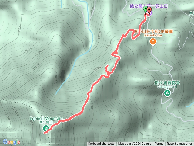 鵝公髻山第一登山口 東北峰預覽圖