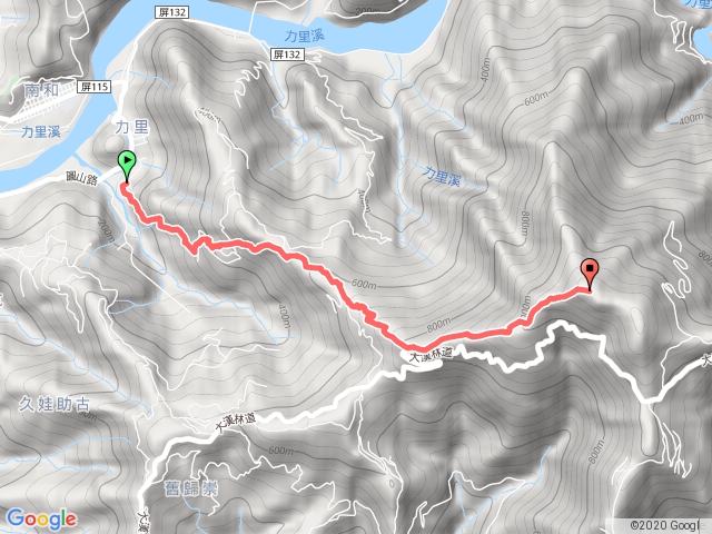 力里山登山山徑
