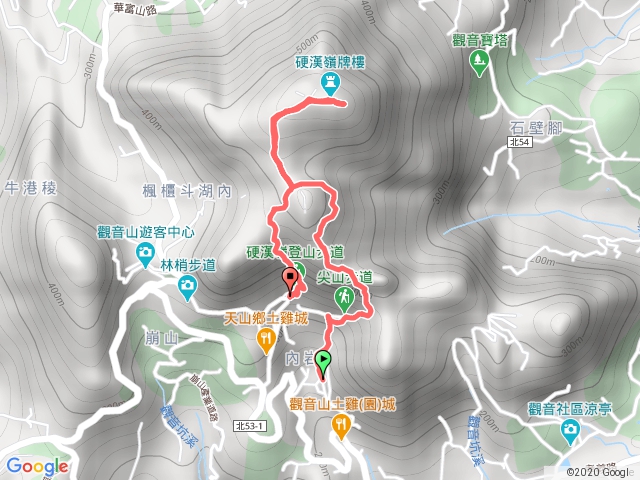 探索觀音山尋寶任務硬漢嶺步道(觀音山)202007181136