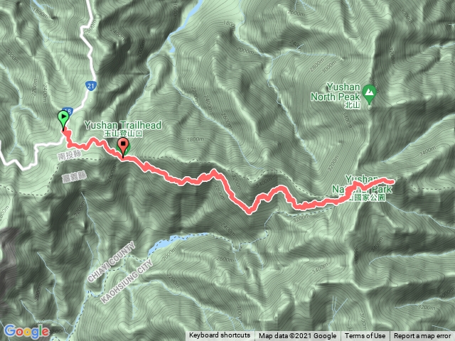 單攻玉山主東峰